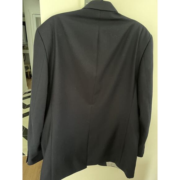 Van Heusen Men's 42L 2 Button Navy Blazer Jacket Lightweight Career Casual NWOT - Picture 8 of 9